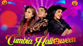 Marisol, Maricarmen Marín y Mauricio Mesones se juntan por halloween.