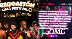Reggaeton Lima Festival Halloween hace inesperado anuncio. Reggaeton Lima Festival Halloween hace inesperado anuncio.