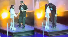 Peso Pluma y Nicki Nicole se besan en concierto en México ¿Confirman su relación? Peso Pluma y Nicki Nicole se besan en concierto en México ¿Confirman su relación?