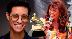 Tony Succar y su madre celebran nominación a los Premios Grammy 2024.