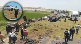 Tráiler se despista en Cañete, provoca múltiple choque y termina con la vida de tres personas. Tráiler se despista en Cañete, provoca múltiple choque y termina con la vida de tres personas.