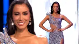 Camila Escribens deslumbra al jurado en el Miss Universo 2023.
