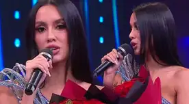 Camila Escribens se lució con su vestido del Miss Universo en TV. Camila Escribens se lució con su vestido del Miss Universo en TV.