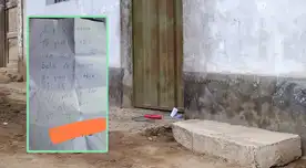 Con cartas y mensajes extorsivos, esta humilde casa es objetivo de los delincuentes.