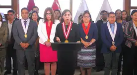 Patricia Benavides ofreció una declaración tras los chats que la vincularían con una red criminal.