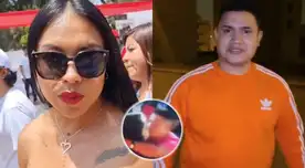 Dayanita no quiso hablar sobre el ampay de su expareja Topito.