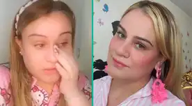 Lourdes Sacín luego de que su imagen sea usada para una marca de condones. Lourdes Sacín luego de que su imagen sea usada para una marca de condones.