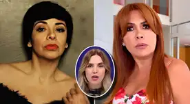 Tatiana Astengo le dio con palo a Magaly Medina Tatiana Astengo le dio con palo a Magaly Medina