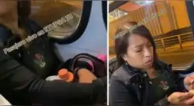 ¿Qué le dijo el chofer a la pasajera?