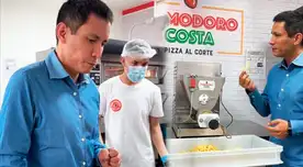 Renzo Costa revela detalles de su pizzería. Renzo Costa revela detalles de su pizzería.