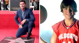 Zac Efron celebró su estrella en el Paseo de la Fama como Troy Bolton: "¡Vamos, linces!"