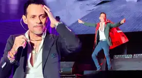 Marc Anthony emocionó a su público en el Estadio Nacional.