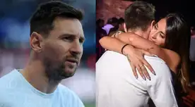 Lionel Messi y su esposa Antonela Roccuzzo llamaron la atención en las redes sociales.