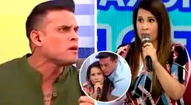 Christian Domínguez y Lizbeth Cueva protagonizan tenso momento EN VIVO