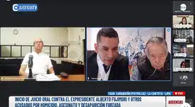 El ex presidente Alberto Fujimori reapareció en el juicio oral del caso Pativilca