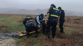 El abuelito fue trasladado a un hospital donde se está evaluando si situación de salud.