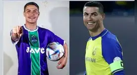 kevin santamaría, delantero de Comerciantes Unidos, es hincha de Cristiano Ronaldo.