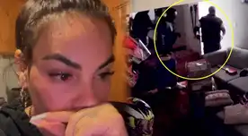 Aída Martínez se muestra impotente tras robo a su casa. Aída Martínez se muestra impotente tras robo a su casa.