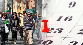 Conoce cuáles es el calendario para este 2024 en Perú.