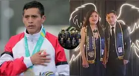 Christian Pacheco rompe en llanto al graduarse como profesor de Educación Física.