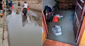 Vecinos de Ate Vitarte perdieron sus cosas valor ante aniego de aguas servidas.