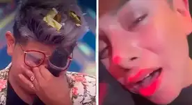 Bryan Arámbulo rompe en llanto en concierto de Corazón Serrano.