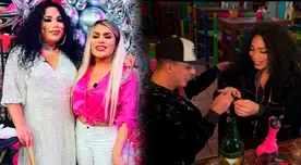 Wendy Guevara de la mano de Paola Suárez tras ser agredida por su novio, quien horas antes le pidió la mano Wendy Guevara de la mano de Paola Suárez tras ser agredida por su novio, quien horas antes le pidió la mano