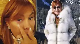 Magaly Medina impacta a seguidores al confesar que padece de orzuelo en Suiza.