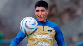 Piero Quispe fue destacado por su entrenador en Pumas. Piero Quispe fue destacado por su entrenador en Pumas.