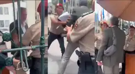 Las amenazas fueron captadas en vídeo. EL Congreso se pronunció sobre el tema.