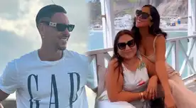 Anthony Aranda mantiene una buena relación con la mamá de Melissa Paredes. Anthony Aranda mantiene una buena relación con la mamá de Melissa Paredes.