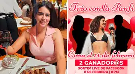 María Victoria Santana lanza curiosa rifa por la salud de su padre por San Valentín