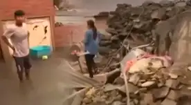 Comas y Chaclacayo se vieron afectados por la activación de quebradas tras fuertes lluvias.