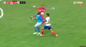 Manuel Heredia fue expulsado tras brutal patada contra Ángel Quiñónez en el ADT vs. Mannucci