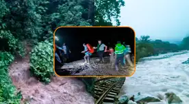 Defensa Civil junto a otras autoridades se encuentran buscando a los desaparecidos.