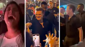 Luis Miguel rompió las reglas y saludó a sus fans saliendo de su carro en el Estadio Nacional Luis Miguel rompió las reglas y saludó a sus fans saliendo de su carro en el Estadio Nacional