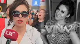 Ruby Palomino volvió a Perú y es recibida por fans.