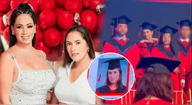 Melissa Klug orgullosa de Gianella Marquina por graduarse.