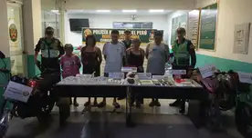 Clan familiar. Los detenidos deberán responder ante la justicia por el delito de tráfico de drogas.