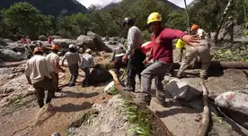 Las labores de rescate no fueron fáciles. El abuelo de la niña también perdió la vida en huaico.