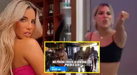 Gabriela Herrera en plena pelea con otra mujer en la vía pública. Gabriela Herrera en plena pelea con otra mujer en la vía pública.