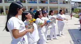 Personal de salud acudió a colegios de la región para orientar a los pequeños y evitar más contagios.