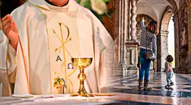 El sacerdote sacó a la mujer y a su hijo porque incomodaban a los feligreses. El sacerdote sacó a la mujer y a su hijo porque incomodaban a los feligreses.