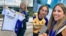 Anna Carina tuvo encuentro con Luka Modric