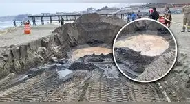 Extraño fenómeno en Chancay está siendo evaluado por la OEFA.