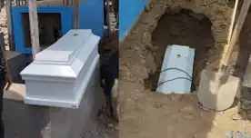 Cajón de bebé fue enterrado. Menor falleció el pasado lunes 18 de marzo. Cajón de bebé fue enterrado. Menor falleció el pasado lunes 18 de marzo.