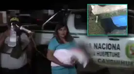 Bebé es rescatada tras ser abandonada por su madre en Madre de Dios.