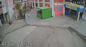 Las cámaras de seguridad captaron el preciso instante del robo.