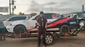 Juan Carlos Bernaola en una de sus tantas competencias. Juan Carlos Bernaola en una de sus tantas competencias.