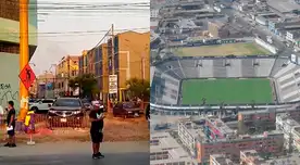 Incendio cerca al estadio Alejandro Villanueva de Alianza Lima.